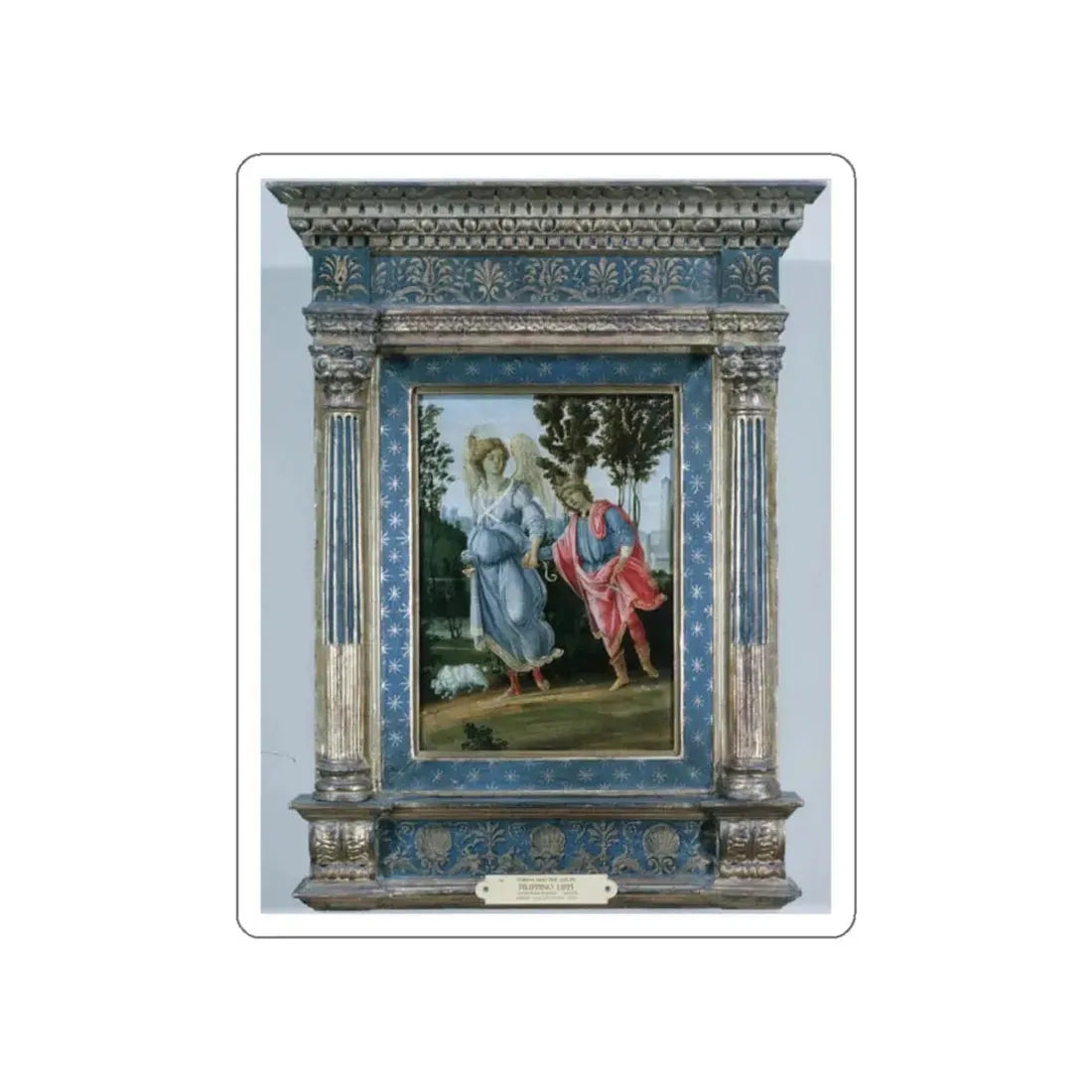 LIPPI, Filippino - Lippi Filippino Tobias and the angel (Artwork) STICKER Vinyl Die-Cut Decal - The Sticker Space