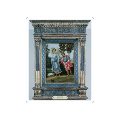 LIPPI, Filippino - Lippi Filippino Tobias and the angel (Artwork) STICKER Vinyl Die-Cut Decal White Die-Cut 2 Inch - The Sticker Space