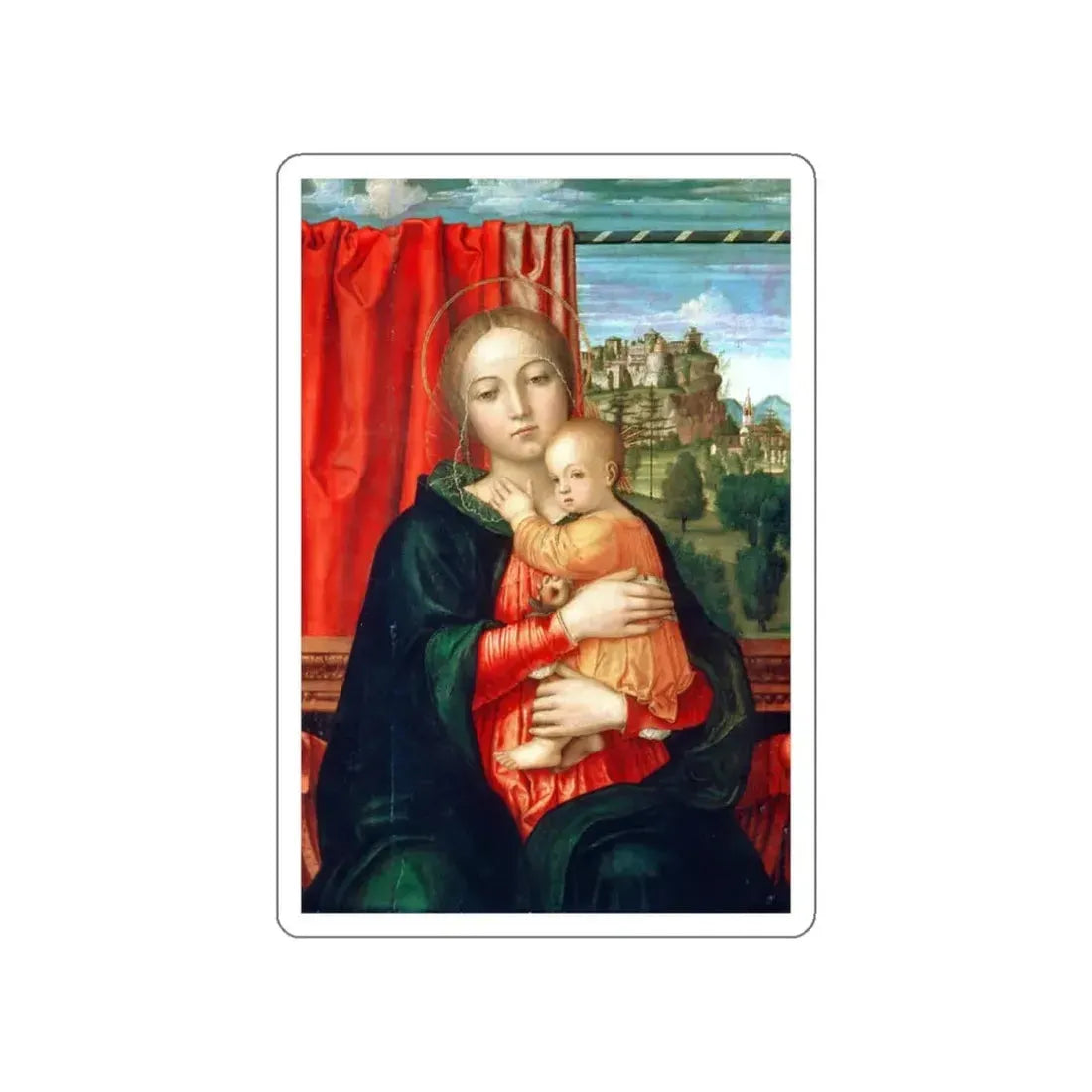 LIPPI, Filippino - Lippi Filippino Virgin and child (Artwork) STICKER Vinyl Die-Cut Decal - The Sticker Space