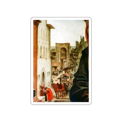 LIPPI, Filippino - Madonna and Child_dt1 (Artwork) STICKER Vinyl Die-Cut Decal White Die-Cut 3 Inch - The Sticker Space