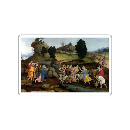 LIPPI, Filippino - Moses brings forth Water out of the Rock (Artwork) STICKER Vinyl Die-Cut Decal - The Sticker Space