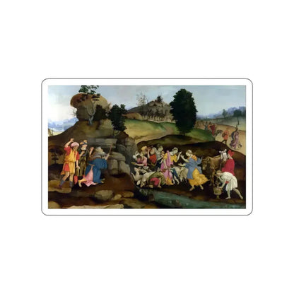 LIPPI, Filippino - Moses brings forth Water out of the Rock (Artwork) STICKER Vinyl Die-Cut Decal White Die-Cut 5 Inch - The Sticker Space