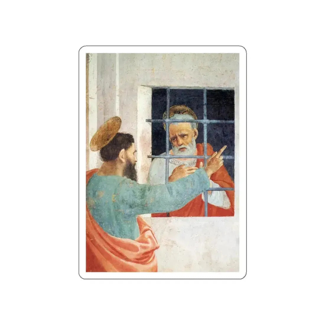 LIPPI, Filippino - St Peter Visited In Ja By St Paul (Artwork) STICKER Vinyl Die-Cut Decal White Die-Cut 6 Inch - The Sticker Space