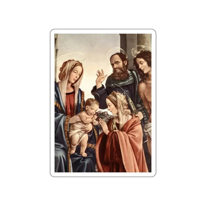 LIPPI, Filippino  - The Marriage of St Catherine (detail) (Artwork) STICKER Vinyl Die-Cut Decal - The Sticker Space