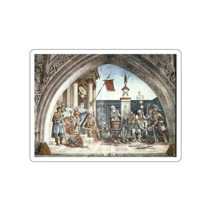 LIPPI, Filippino  - Torture of St John the Evangelist (Artwork) STICKER Vinyl Die-Cut Decal White Die-Cut 5 Inch - The Sticker Space