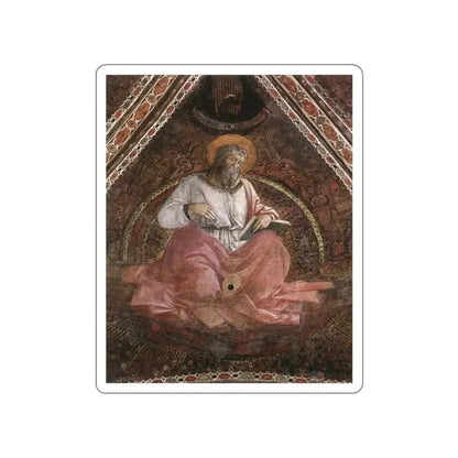 LIPPI, Fra Filippo  - 1452-66 Prato-St John the Evangelist (Artwork) STICKER Vinyl Die-Cut Decal White Die-Cut 2 Inch - The Sticker Space
