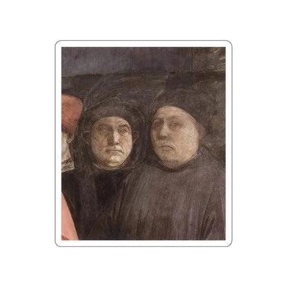 LIPPI, Fra Filippo  - 1452-66 Prato-The Saint's Funeral (detail) (Artwork) STICKER Vinyl Die-Cut Decal - The Sticker Space