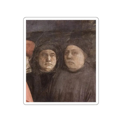 LIPPI, Fra Filippo  - 1452-66 Prato-The Saint's Funeral (detail) (Artwork) STICKER Vinyl Die-Cut Decal - The Sticker Space