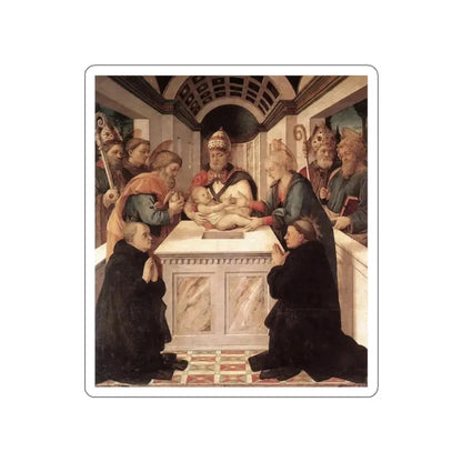 LIPPI, Fra Filippo  - 1460-Circumcision (Artwork) STICKER Vinyl Die-Cut Decal - The Sticker Space