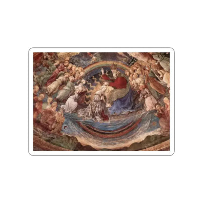LIPPI, Fra Filippo  - 1466-69 Spoleto-Coronation of the Virgin (Artwork) STICKER Vinyl Die-Cut Decal White Die-Cut 2 Inch - The Sticker Space
