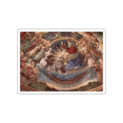 LIPPI, Fra Filippo  - 1466-69 Spoleto-Coronation of the Virgin (Artwork) STICKER Vinyl Die-Cut Decal White Die-Cut 6 Inch - The Sticker Space