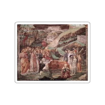 LIPPI, Fra Filippo  - 1466-69 Spoleto-Death of the Virgin (Artwork) STICKER Vinyl Die-Cut Decal - The Sticker Space