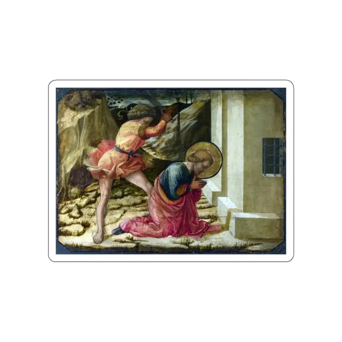 LIPPI, Fra Filippo - Beheading of Saint James the Great - Predella Panel (Artwork) STICKER Vinyl Die-Cut Decal - The Sticker Space