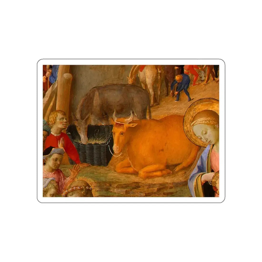 LIPPI, Fra Filippo - The Adoration of the Magi 0 (Artwork) STICKER Vinyl Die-Cut Decal - The Sticker Space