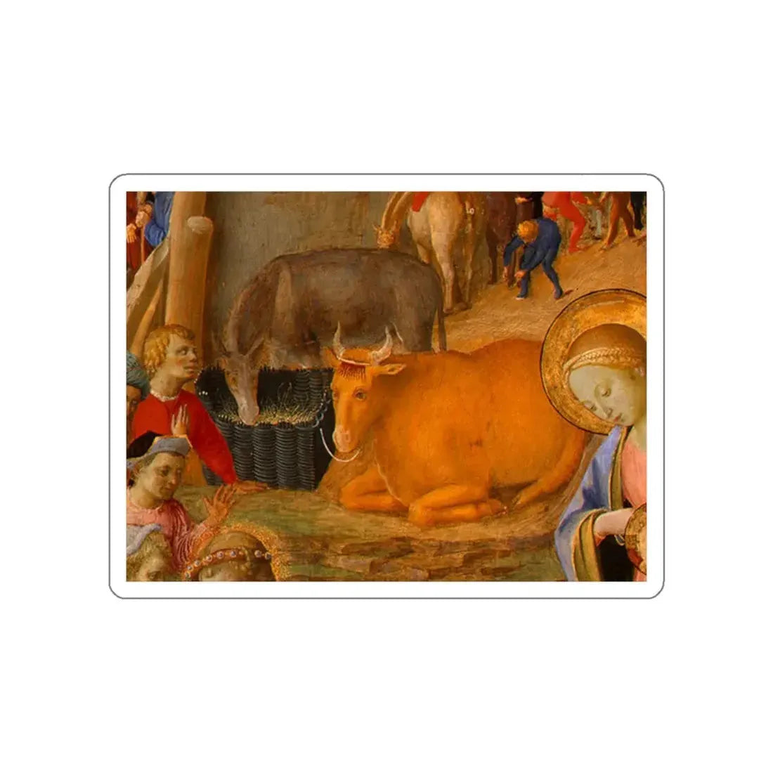 LIPPI, Fra Filippo - The Adoration of the Magi 0 (Artwork) STICKER Vinyl Die-Cut Decal - The Sticker Space