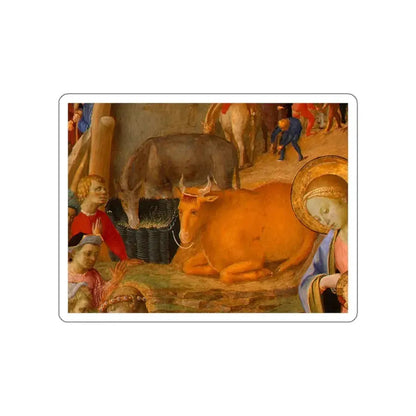LIPPI, Fra Filippo - The Adoration of the Magi 0 (Artwork) STICKER Vinyl Die-Cut Decal White Die-Cut 3 Inch - The Sticker Space