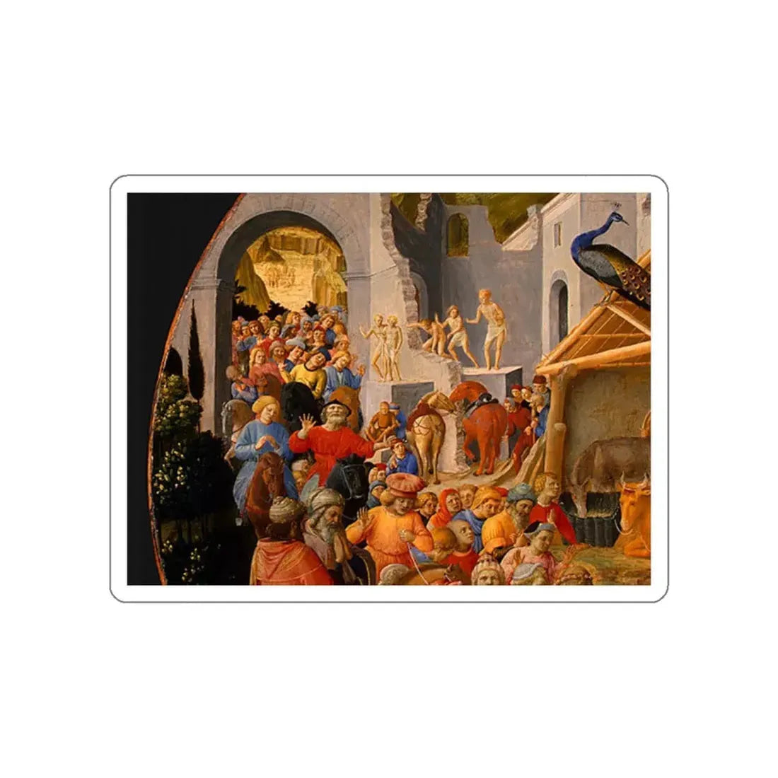 LIPPI, Fra Filippo - The Adoration of the Magi 1 (Artwork) STICKER Vinyl Die-Cut Decal - The Sticker Space