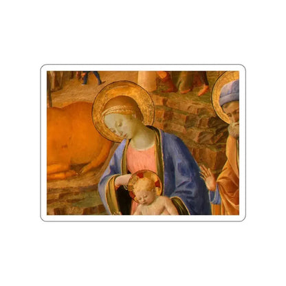 LIPPI, Fra Filippo - The Adoration of the Magi 13 (Artwork) STICKER Vinyl Die-Cut Decal White Die-Cut 6 Inch - The Sticker Space