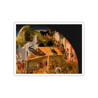LIPPI, Fra Filippo - The Adoration of the Magi 14 (Artwork) STICKER Vinyl Die-Cut Decal White Die-Cut 6 Inch - The Sticker Space