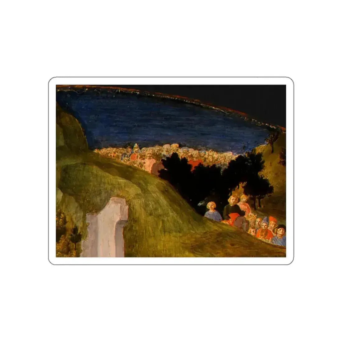 LIPPI, Fra Filippo - The Adoration of the Magi 15 (Artwork) STICKER Vinyl Die-Cut Decal White Die-Cut 5 Inch - The Sticker Space