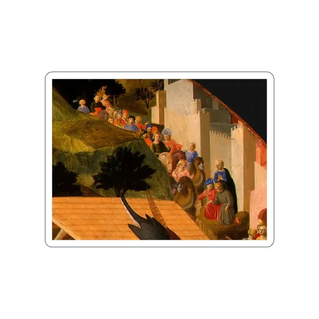LIPPI, Fra Filippo - The Adoration of the Magi 16 (Artwork) STICKER Vinyl Die-Cut Decal - The Sticker Space
