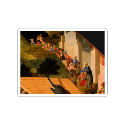 LIPPI, Fra Filippo - The Adoration of the Magi 16 (Artwork) STICKER Vinyl Die-Cut Decal White Die-Cut 2 Inch - The Sticker Space