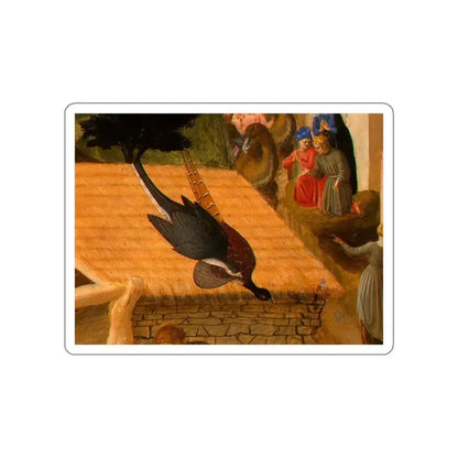 LIPPI, Fra Filippo - The Adoration of the Magi 18 (Artwork) STICKER Vinyl Die-Cut Decal White Die-Cut 3 Inch - The Sticker Space