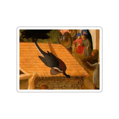 LIPPI, Fra Filippo - The Adoration of the Magi 18 (Artwork) STICKER Vinyl Die-Cut Decal White Die-Cut 4 Inch - The Sticker Space