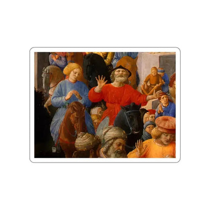 LIPPI, Fra Filippo - The Adoration of the Magi 3 (Artwork) STICKER Vinyl Die-Cut Decal White Die-Cut 4 Inch - The Sticker Space