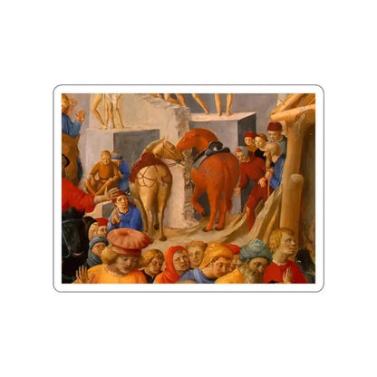 LIPPI, Fra Filippo - The Adoration of the Magi 4 (Artwork) STICKER Vinyl Die-Cut Decal White Die-Cut 2 Inch - The Sticker Space
