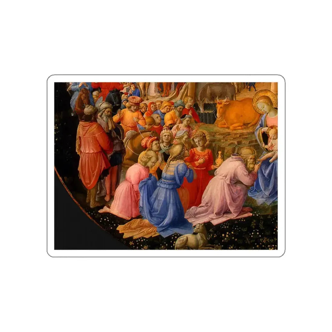 LIPPI, Fra Filippo - The Adoration of the Magi 6 (Artwork) STICKER Vinyl Die-Cut Decal - The Sticker Space