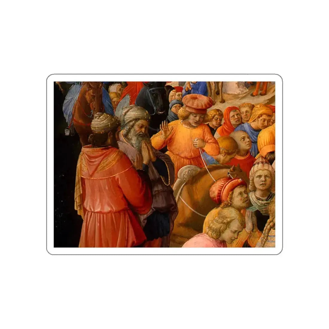 LIPPI, Fra Filippo - The Adoration of the Magi 7 (Artwork) STICKER Vinyl Die-Cut Decal - The Sticker Space