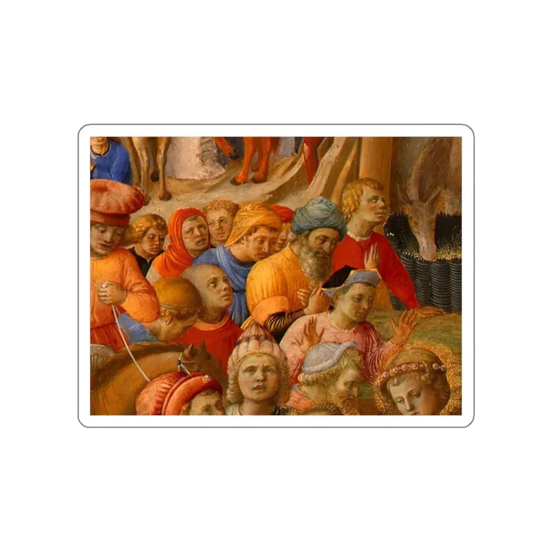 LIPPI, Fra Filippo - The Adoration of the Magi 8 (Artwork) STICKER Vinyl Die-Cut Decal - The Sticker Space