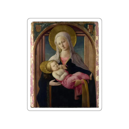 LIPPI, Fra Filippo - The Virgin and Child (Artwork) STICKER Vinyl Die-Cut Decal White Die-Cut 5 Inch - The Sticker Space