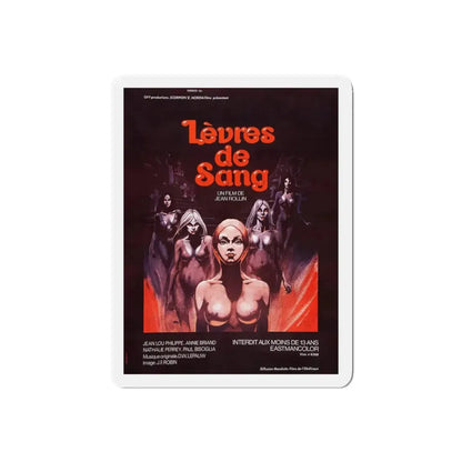 LIPS OF BLOOD 1975 Movie Poster - Refrigerator Magnet - The Sticker Space