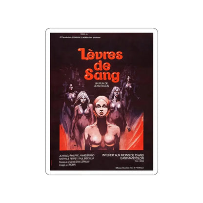LIPS OF BLOOD 1975 Movie Poster STICKER Vinyl Die-Cut Decal - The Sticker Space