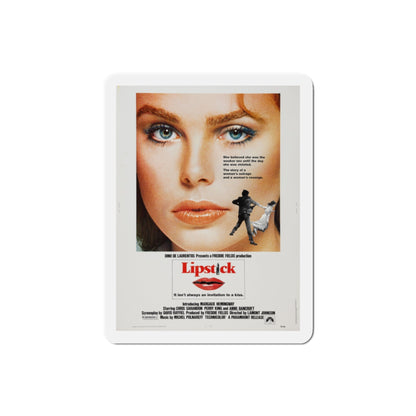 Lipstick 1976 Movie Poster Die-Cut Magnet-2 Inch-The Sticker Space