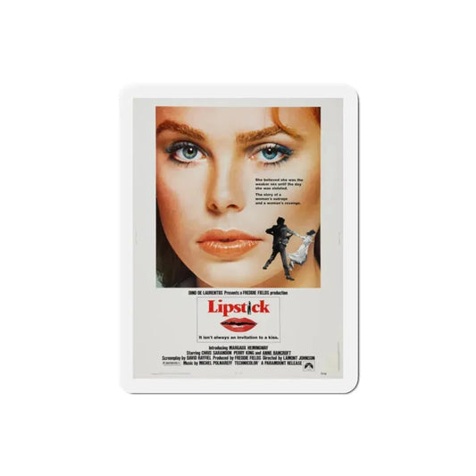 Lipstick 1976 Movie Poster Refrigerator Magnet 2 Inch - The Sticker Space