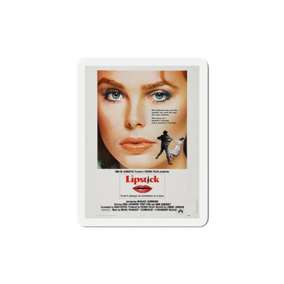 Lipstick 1976 Movie Poster Refrigerator Magnet - The Sticker Space