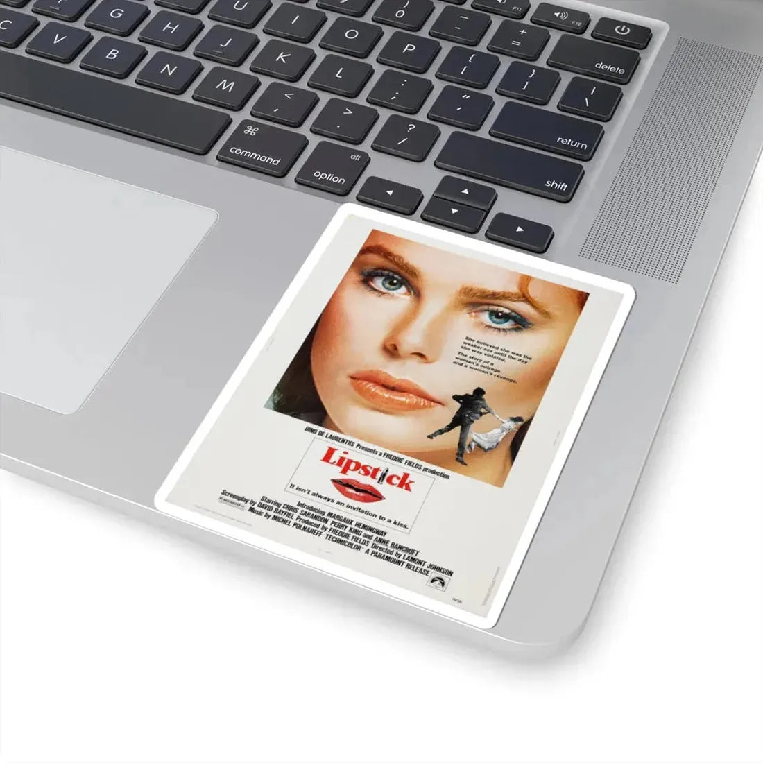 Lipstick 1976 Movie Poster - STICKER Vinyl Kiss-Cut Decal - The Sticker Space