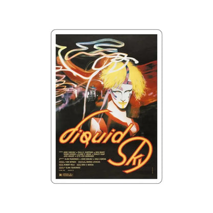 LIQUID SKY 1982 Movie Poster STICKER Vinyl Die-Cut Decal 3 Inch - The Sticker Space
