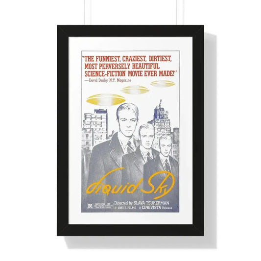 LIQUID SKY (2) 1982 - Framed Movie Poster 16″ x 24″ Black - The Sticker Space