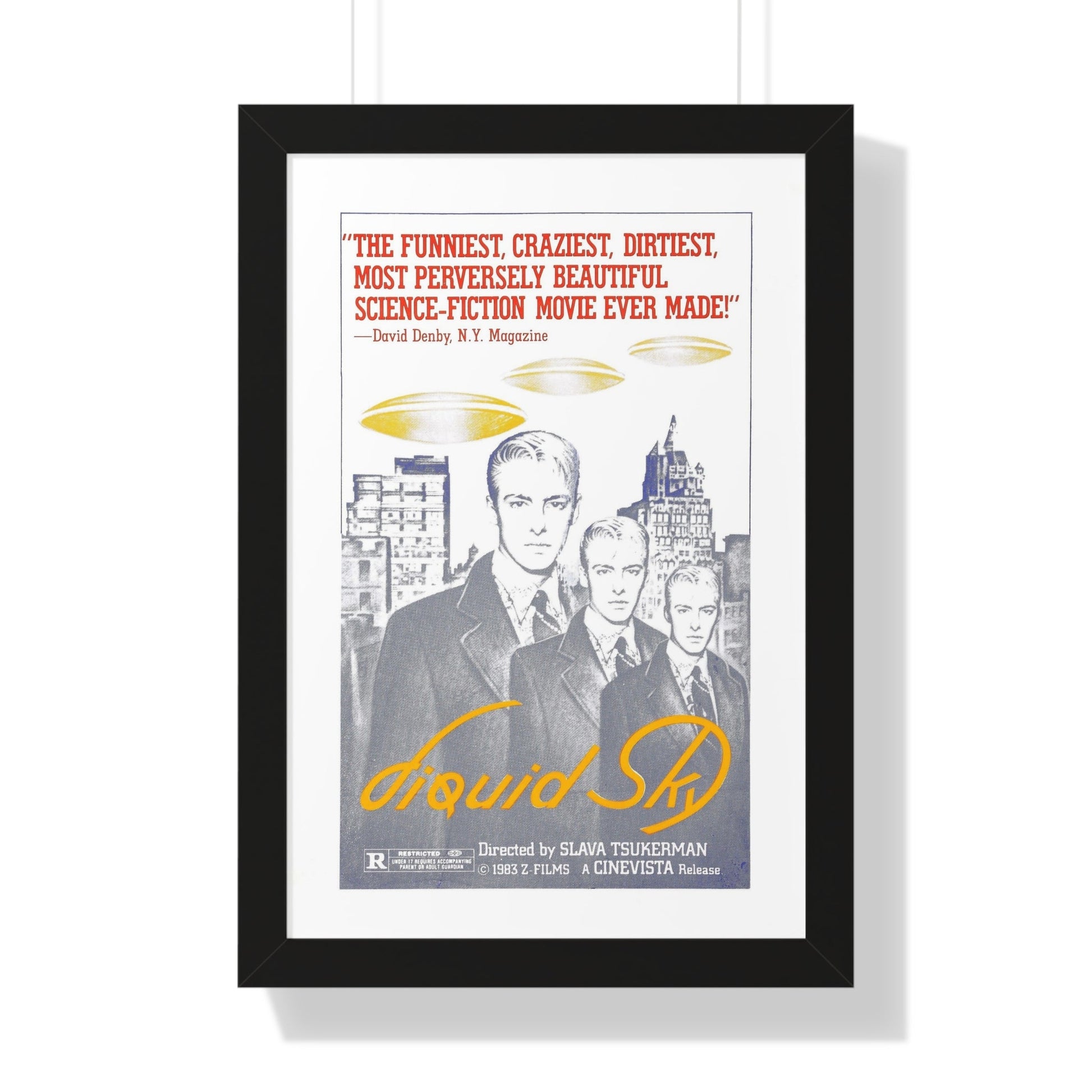 LIQUID SKY (2) 1982 - Framed Movie Poster-16″ x 24″-The Sticker Space