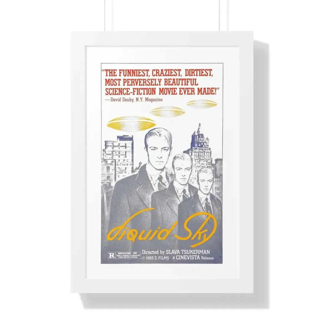 LIQUID SKY (2) 1982 - Framed Movie Poster - The Sticker Space