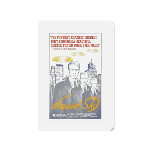 LIQUID SKY (2) 1982 Movie Poster - Refrigerator Magnet 2 Inch Die-Cut - The Sticker Space