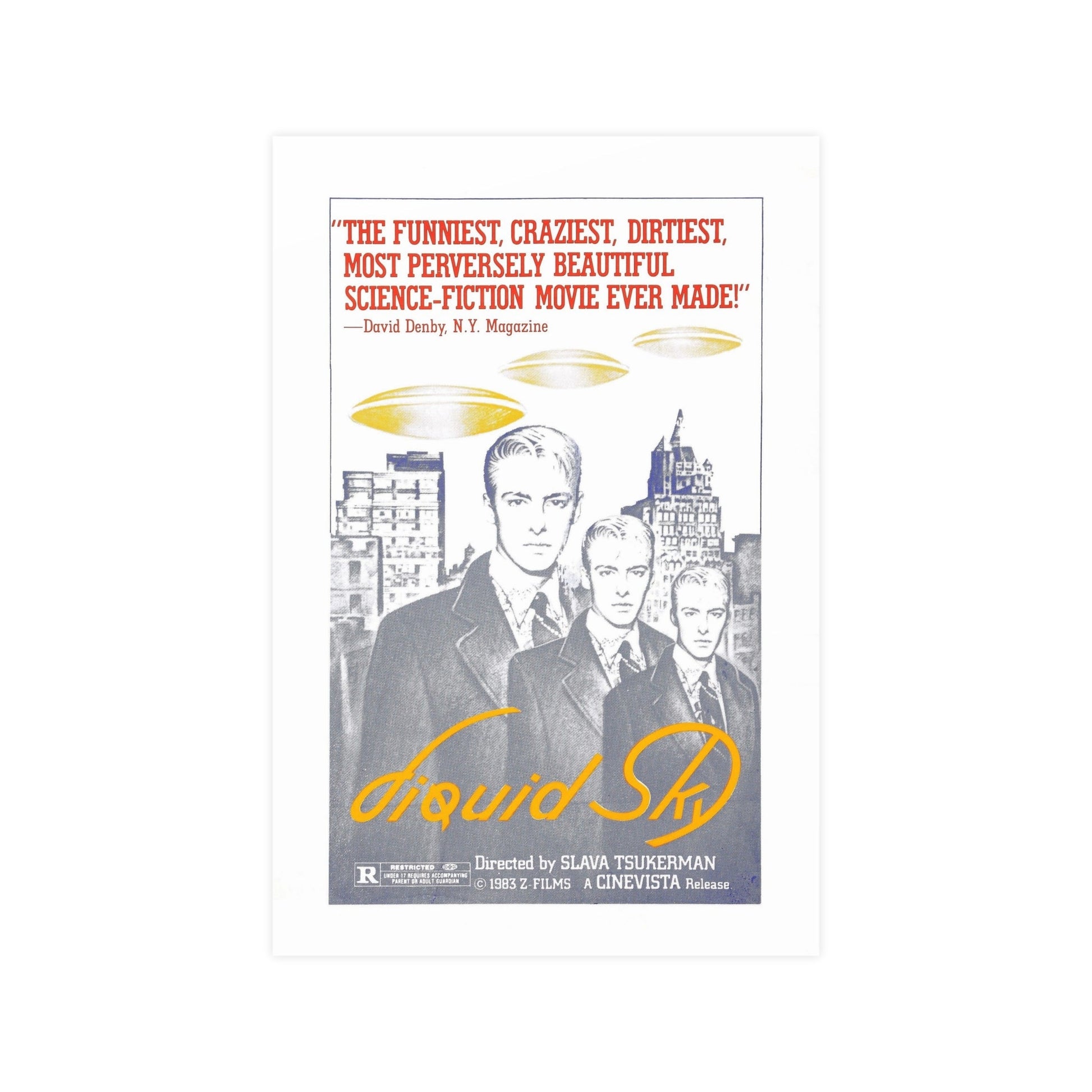 LIQUID SKY (2) 1982 - Paper Movie Poster-12″ x 18″ (Vertical)-The Sticker Space