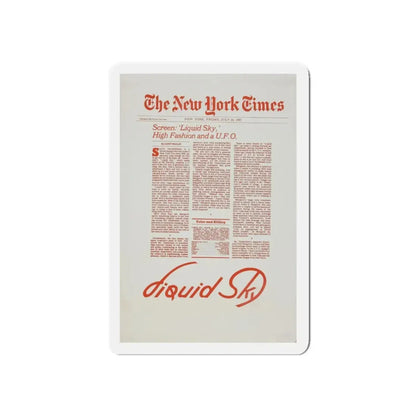 LIQUID SKY (TEASER) 1982 Movie Poster - Refrigerator Magnet - The Sticker Space