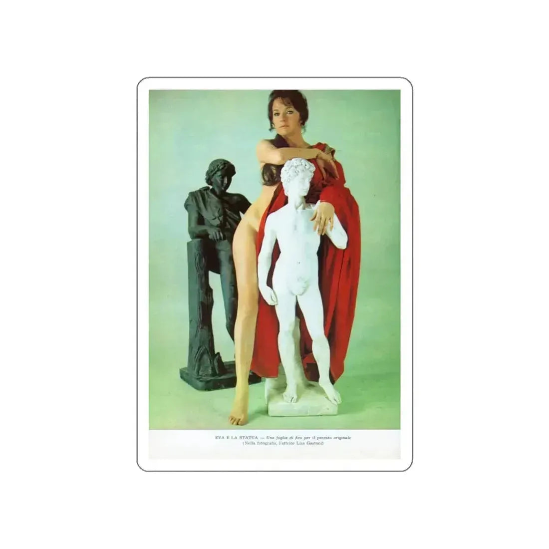 Lisa Gastoni #37 (Vintage Female Icon) STICKER Vinyl Die-Cut Decal White Die-Cut 5 Inch - The Sticker Space