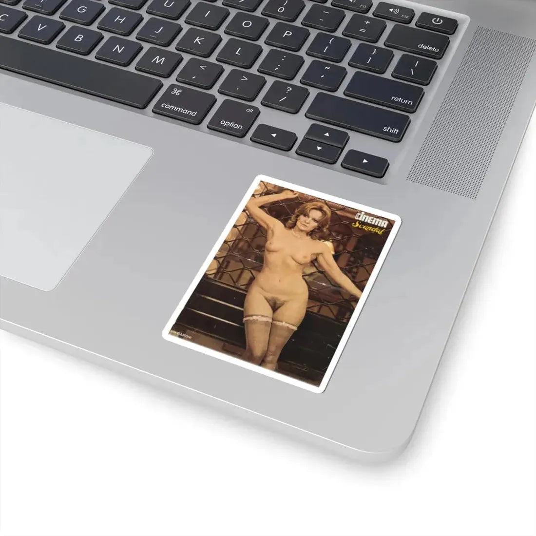 Lisa Gastoni #73 - Nude (Vintage Female Icon) STICKER Vinyl Kiss-Cut Decal - The Sticker Space
