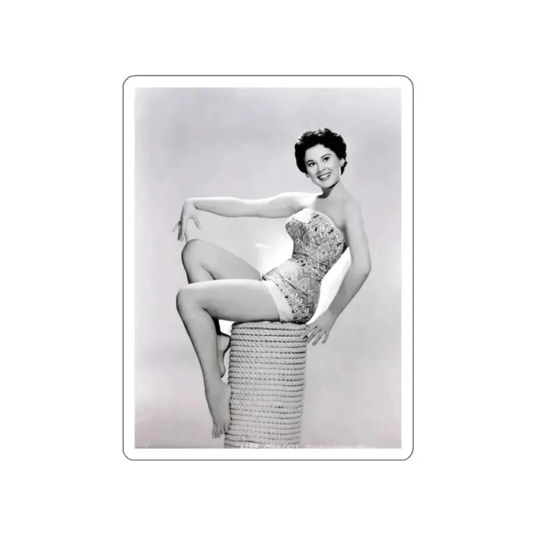 Lisa Montell #02 (Vintage Female Icon) STICKER Vinyl Die-Cut Decal White Die-Cut 2 Inch - The Sticker Space